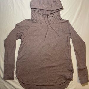 Athleta Mauve Athletic Hoodie Sweatshirt